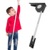 Height Measurement Tool, 2M Retractable Tape Ruler, Portable Stadiometer Wall Mounted, Black Growth Ruler