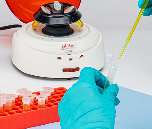 Globe Scientific 111568 Polypropylene Graduated Microcentrifuge Tube, Snap Cap, Round Bottom, Natural, 2mL Capacity,