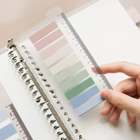 Morandi Sticky Notes | Writable Index Tabs | Set of 10 x 3 Packs | Colorful Macaron Memo Stickers