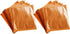HOMSFOU 100pcs Kraft Paper Bread Storage Bags 21x25cm Oil-resistant Sandwich and Baking