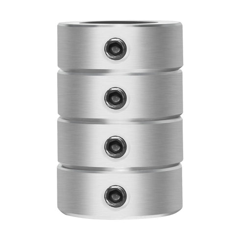 AZSSMUK 5/8" Bore Solid Steel Zinc Plated Set Screw Shaft Collars for Lawn Tractor, Garage Doors
