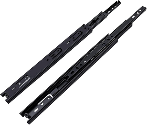 V3VOGUE 3 FOLD Drawer Glides - Cabinet Drawer Runners,Thickness Steel Construction,High Load Capacity,Metal