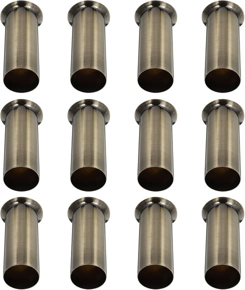 12pcs E12 OSALADI Candle Chandelier Sleeves Lamp Candle Sleeves Socket Covers Chandelier Candle Covers Decorative