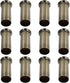 12pcs E12 OSALADI Candle Chandelier Sleeves Lamp Candle Sleeves Socket Covers Chandelier Candle Covers Decorative