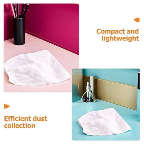 Generic 20PCS Nail Suction Dust Collector Pouches Nail Vacuum Cleaner Replacement Dust Bag Manicure Art Equipment Bag