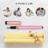 Dryden Designs Fountain Pen Gift Pouch with Medium Nib and 24 Ink Cartridges - MCM (Luscious Pink)