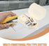 Staplers for Desk Mini Stapler Set, 3 in 1 Desktop Accessory Kits, Hole Punch, Tape Dispenser for Office Home