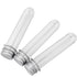 SEUNMUK 60 PCS 40ml Clear Plastic Test Tubes with Caps, 140 x 25 mm Tubes for Plants, Scientific Experiments, Candy