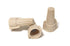 Happy Emily 100pcs Tan Winged Wire Connectors - Heavy Duty Twist-On Easy Screw On Type for Electrical Wiring