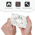 White Gray Eucalyptus Leaf Floral 1 Gang Light Switch Plate Cover for Electrical Switchplate Home Decor