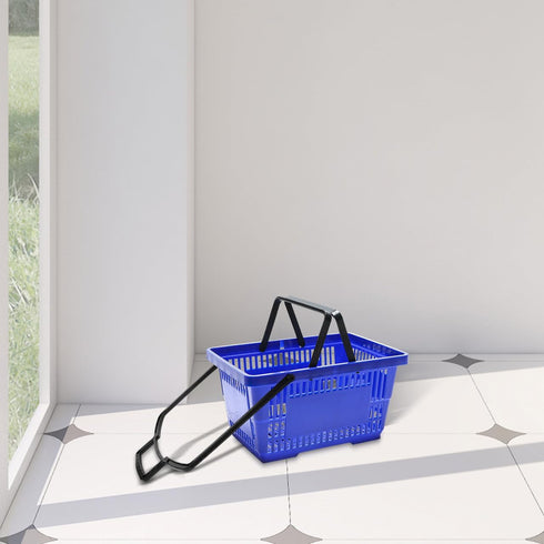Housoutil Replacement Plastic Trolley Handle Shopping Basket Pull Rod Spare Part for Grocery Cart Repair and Foldable