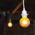 16Ft E26 E27 1 Pack Pendant Light Kit, White Plug in Hanging Lantern Cord Cable Corded Light Socket with On/Off Switch