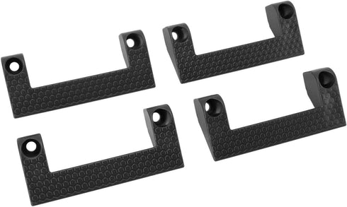 LAISANIM Set 4-Pack Tool Storage Holder | ABS Organizer for Tape Measure On Ladder Garage Workbench (Black)