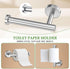 5-Piece Set Set 23.6 Towel Bar Brushed Nickel Bathroom Hardware Include Towel Bar Towel Ring Paper Towel Holder Coat
