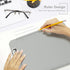 Piasoenc 2 Pack Plastic Clipboards, Translucent Low Profile Clipboard with Ruler, Office School Supplies, Letter Size