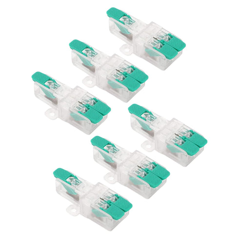 20PCS Wire Splice Connector Lever Nuts, 1 in 2 out Compact Wire Conductor Connector for 10-20AWG Wires