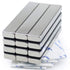 MIKEDE 12 Pack Neodymium Bar Magnets with Double-Sided Adhesive, Strong Heavy Duty Magnetic Strips, Powerful Rare Earth