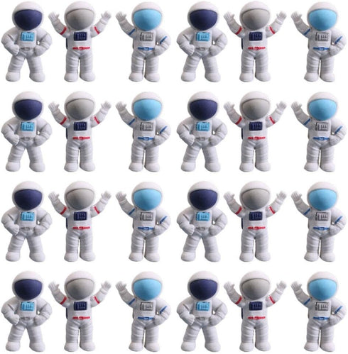 NUOBESTY 24Pcs Mini Space Erasers, Cute Pencil Erasers, Spaceman Shaped 3D Cartoon Astronaut Erasers for Classroom