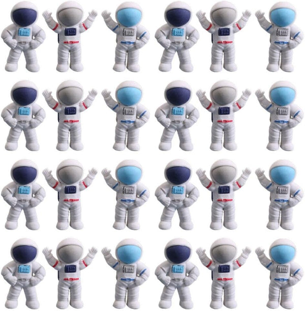 NUOBESTY 24Pcs Mini Space Erasers, Cute Pencil Erasers, Spaceman Shaped 3D Cartoon Astronaut Erasers for Classroom