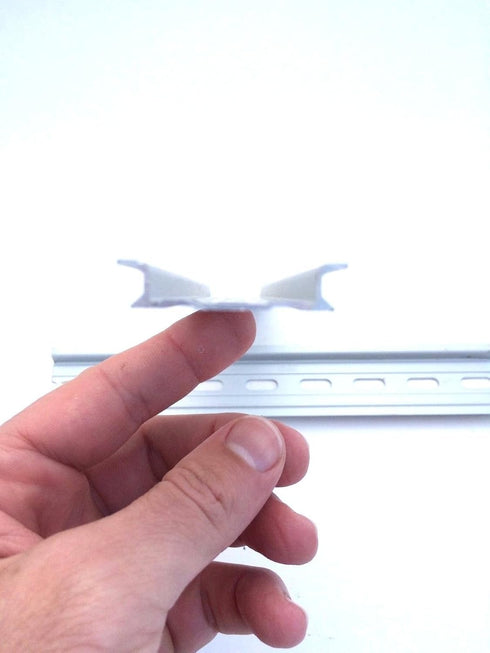 T&G 20 Pieces 4" DIN Rail Slotted Aluminum - RoHS 4 Inches Long, 35mm Wide, 7.5mm High