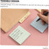 STOBOK 4 Plaid Element Sticky Page Markers - Grid Writing Notepad Memo Stickers, Small Note Pads for Portable Student