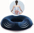 KEGUOF Tailbone Round Orthopaedic Seat Cushion,Memory Foam Thicken Back Pain Relief and Sciatica and Pain High