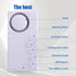 Freezer Door Alarm When Left Open, 2Pcs Safety Window Alarm, 3/15/30/60 Seconds Adjustable Delay Wire-Less Fridge 4-in-1 Sensor Chime Open Loud 108dB, Refrigerator