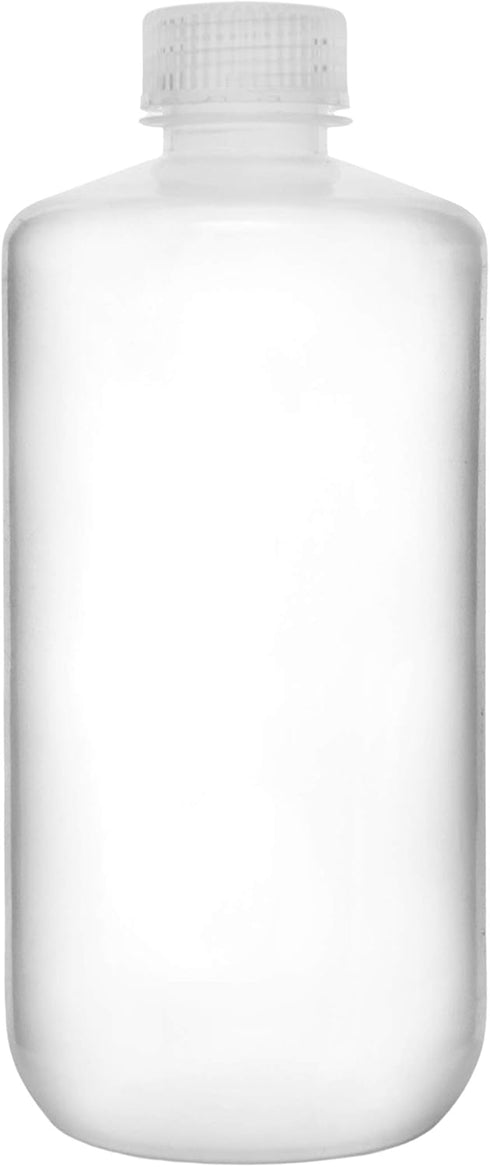 EISCO 6PK Reagent Bottles, 500ml Narrow Mouth with Screw Cap, Polypropylene for Labs