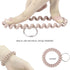 BIHRTC 6Pcs Wrist Coil Keychain, Spiral Bracelet Wristband, Stretchable Key Holder for Easy Access