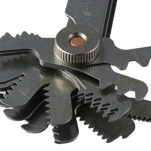 Screw Thread Pitch Cutting Gauge Tool, Stainless Steel Metric Screw Pitch Gauge, 55 Degree & 60 Degree Measuring Tool
