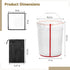 5 5 Pcs Gallon Reusable Mesh Filter Bags, Nylon Filter Bags with Storage Bag for Kitchen, Reusable Filter Bag