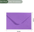 YOKIVE 50pcs Gift Card Envelopes, 6 x 4 Inch Mini Envelopes Small Envelopes Credit Card Size Bulk for Thank You Cards Graduation Greeting Birthday, Purple by YOKIVE