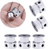GT2 20 Teeth 5mm Bore Timing Pulley Aluminum Synchronous Wheel, Compatible with RepRap 3D Printer Prusa i3, 5pcs