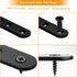 30 100MM 20MM 3MM PCS Black Straight Braces, Cast Iron X X Heavy Duty Corner Braces for Wood, Mending Plate Connector