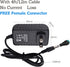 SNKIZN 12V 2A 120VAC 12VDC 5.5x2.1mm 12 2 (5pcs) Power Supply Adapter, to Transformer with DC Output Jack, Volt Amp
