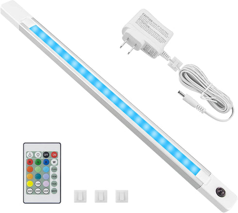 BIGMONAT Under Cabinet Light with Remote, Stick on Color Changing Under Counter