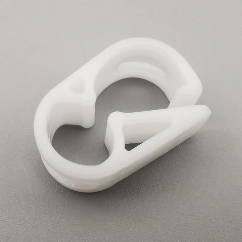 10PCS Unadjustable Plastic Tubing Clamps - Flow Control Shut Off Tube Clip for Laboratory