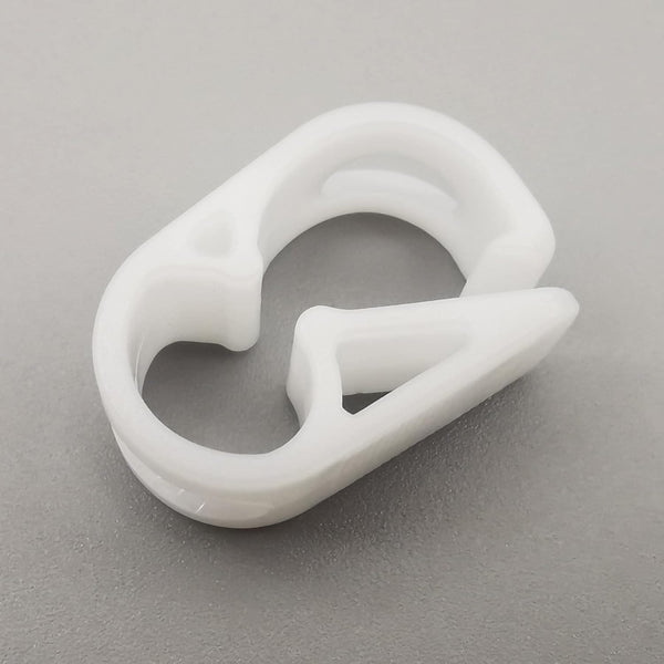 10PCS Unadjustable Plastic Tubing Clamps - Flow Control Shut Off Tube Clip for Laboratory
