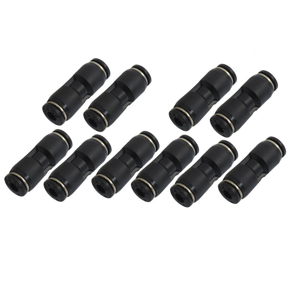 uxcell 10 Pcs 4mm to 4mm Straight Push in Connectors Fitting, Air Pneumatic