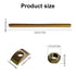 12 Pcs Countertop Connector,Table Top Fasteners,Joint Connector Drawbolt Pack, Draw Bolt Countertop Flip Connector for Joining Countertops, Butcher Blocks, Furniture, and More
