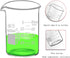 Glass Beakers Set - Borosilicate Graduated Measuring Low Form Glass Beakers in 4 Sizes