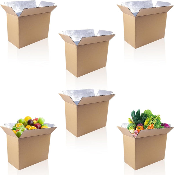aromeili Insulated Shipping Boxes for Shipping Frozen Food-15.7" x 11.8" x 7.87" (6