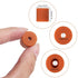 10Pcs 3D Printer Heatbed Silicone Leveling Column, 18mm Heatbed Parts, Solid Bed Mounts for CR-10 Ender 3 (Brown, 18mm)