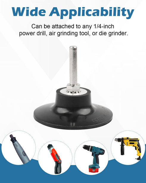 30 Pack 3'' 1/4" 60 ZORUNNA Quick Change Disc, Sanding Discs with Roll Lock Disc Pad Holder for Die Grinder, Grit