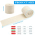 XIZAO (3.9 Inch 5.46 Elasticated Tubular Support Bandage Cotton Stockinette Tubing Size F Reusable Compression Sport