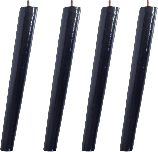 ZHUOZ1T 4 Pcs Wood Furniture Legs,M6 Threaded Rod Replacement Tapered Furniture Legs,Replacement Feet,for