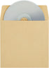 Juvale 100-Pack 5.5x5.5 Square Envelopes, Brown Kraft Paper for Greeting Cards & Invitations