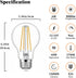 KEIVO 12V LED Bulb, 60 Watt Equivalent, 12-24V AC/DC, Soft White 2700K, 6W 800lm, E26 Base, A19 Low Voltage Edison Filament Bulbs for Off-Grid Solar Battery Systems, RVs, Marine Lighting, 3 Pack by KEIVO