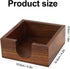 MultiBey Sticky Notes Memo Pad Holder Dispenser, Walnut Desk Supplies Organizer for Office, Home, Schools