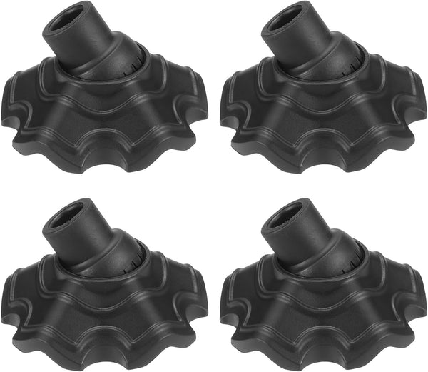 uxcell 4Pcs Camping Chair Feet, Plastic Furniture Leg Covers for 0.55 Inch